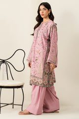 LILAC IMPRESSION-2PC LINEN PRINTED SUIT