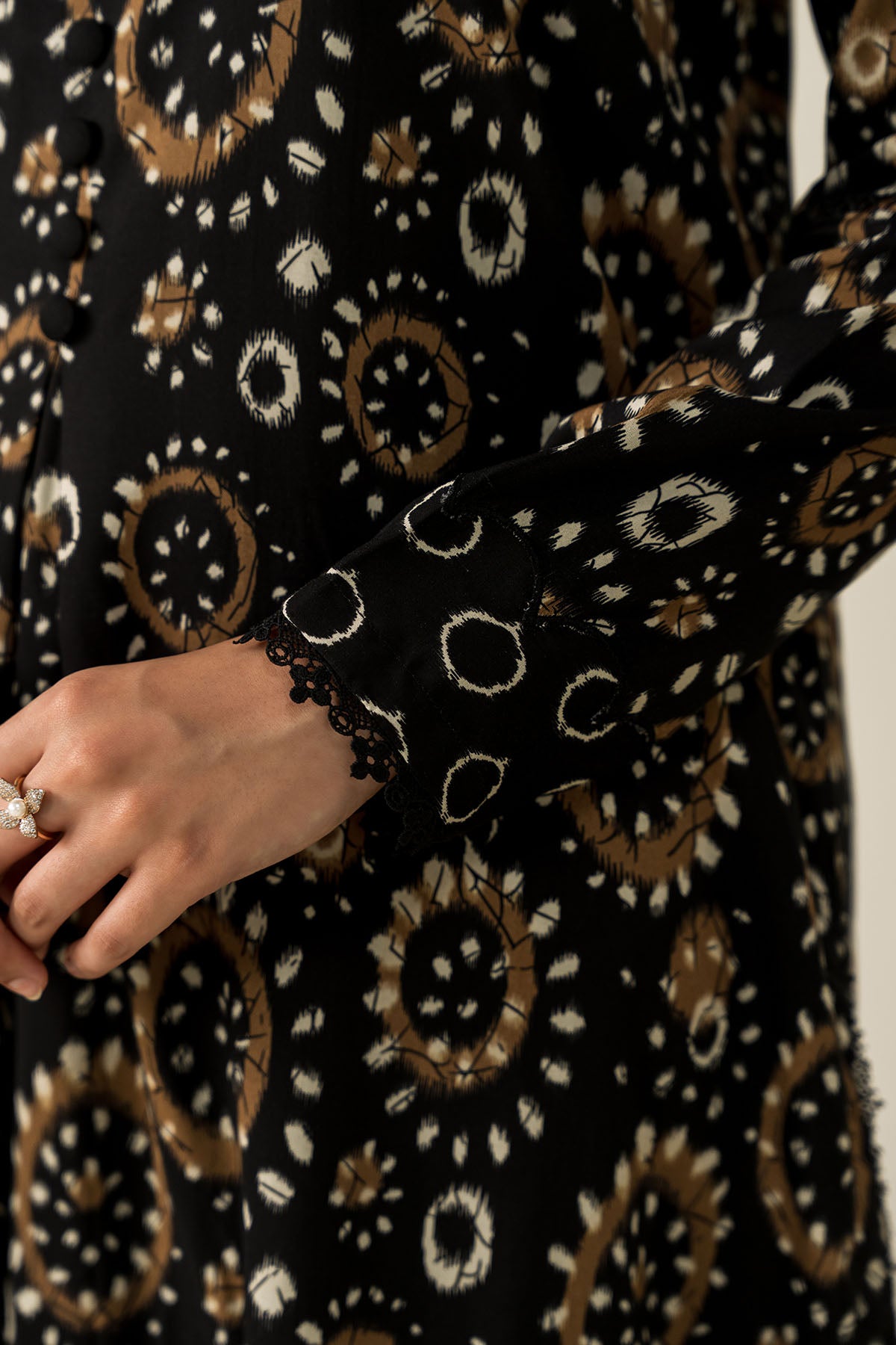 URBAN IKAT-2PC LINEN PRINTED SUIT