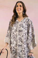 SMOKEY WHITE-2PC (SHIRT & DUPATTA)