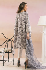 SMOKEY WHITE-2PC (SHIRT & DUPATTA)