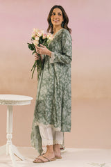 WHISPER SAGE-2PC (SHIRT & DUPATTA)