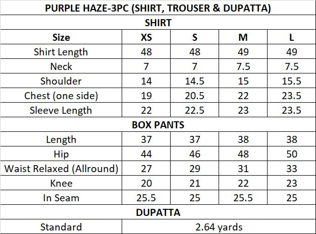 Size Guide