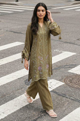ETHEREAL GEM-2PC LINEN PRINTED SUIT
