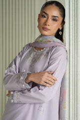 VIOLET VEIL-3PC (SHIRT, TROUSER & DUPATTA)