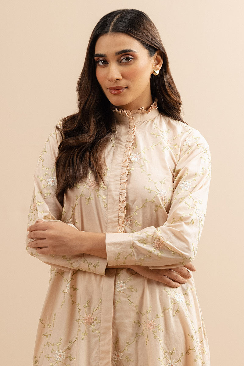 BLUSH GARDEN EMBROIDERED SHIRT