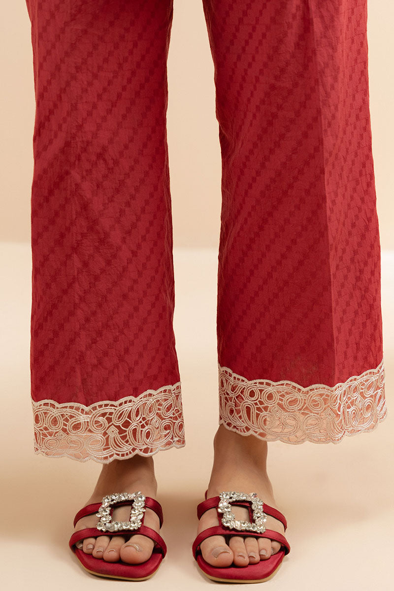 BRICK RED-2 PC (SHIRT & TROUSER)