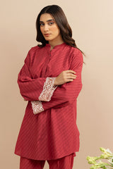 BRICK RED-2 PC (SHIRT & TROUSER)