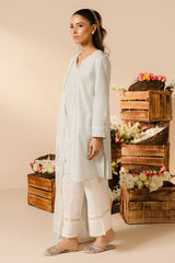 SKY GRAY-2PC (SHIRT & DUPATTA)