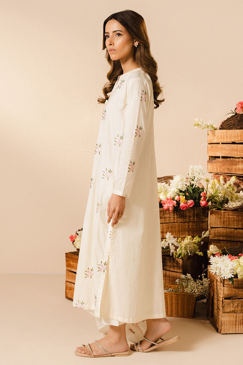 IVORY CHARM-2PC (SHIRT & DUPATTA)