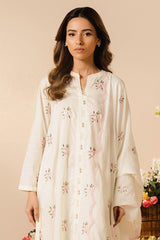 IVORY CHARM-2PC (SHIRT & DUPATTA)