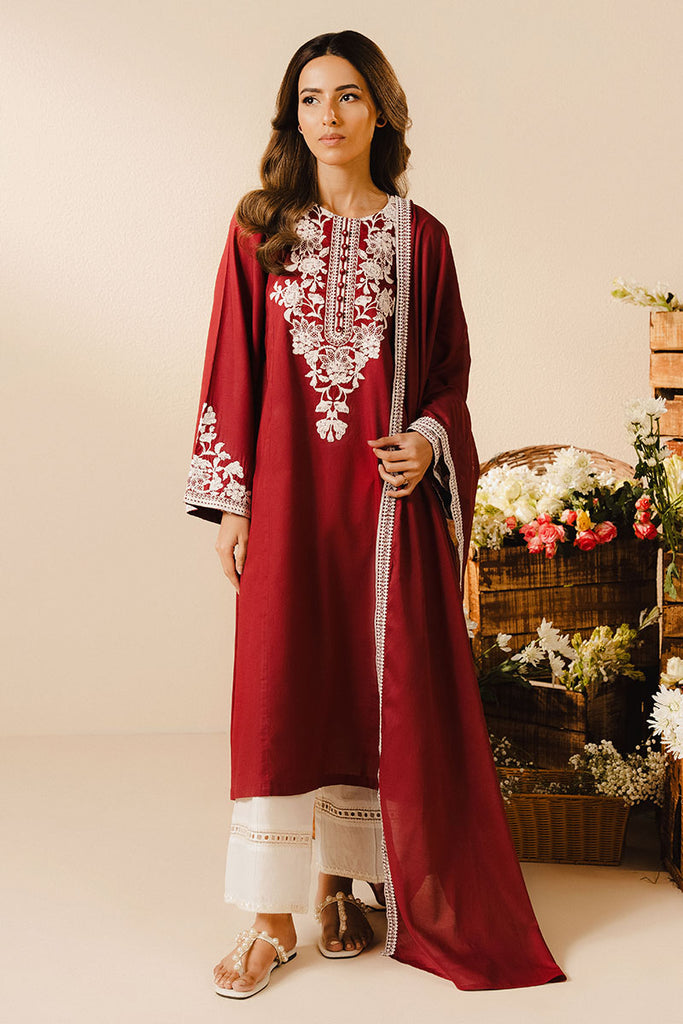 RUBY RADIANCE-2PC (SHIRT & DUPATTA)
