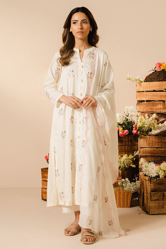 IVORY CHARM-2PC (SHIRT & DUPATTA)