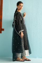 BLACK BLING-2PC (SHIRT & DUPATTA)
