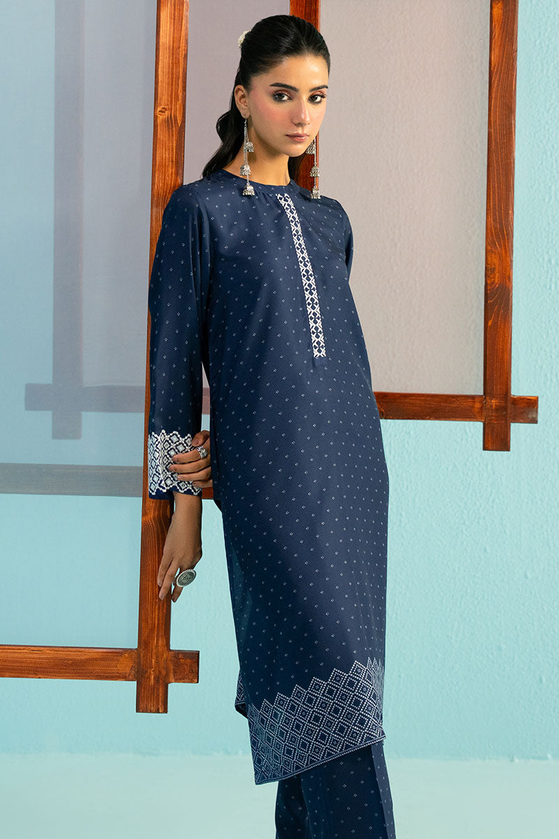 MOSAIC BLUE-2PC (SHIRT & TROUSER)