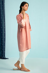 PINK SALT PRINTED LAWN SHIRT