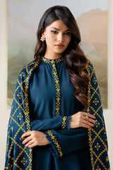 SAGE BLUE-2PC(SHIRT & DUPPATA)