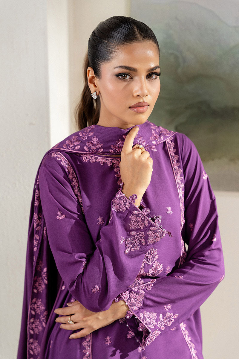 PURPLE HUE-2PC (SHIRT & DUPATTA)