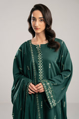 GREEN DROP-2PC(SHIRT & DUPPATA)