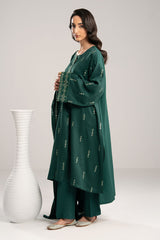 GREEN DROP-2PC(SHIRT & DUPPATA)