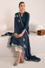 DARK ENCHANTMENT-2PC(SHIRT & DUPPATA)