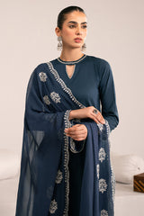 DARK ENCHANTMENT-2PC (SHIRT & DUPATTA)