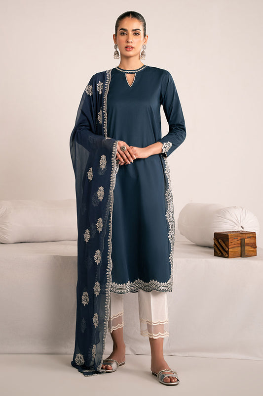 DARK ENCHANTMENT-2PC (SHIRT & DUPATTA)