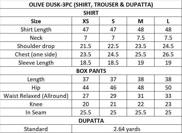 Size Guide