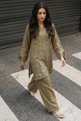 ETHEREAL GEM-2PC LINEN PRINTED SUIT