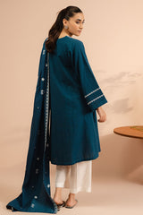 BLUE HORIZON-2 PC (SHIRT & DUPATTA)