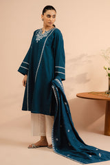 BLUE HORIZON-2 PC (SHIRT & DUPATTA)