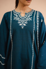 BLUE HORIZON-2 PC (SHIRT & DUPATTA)