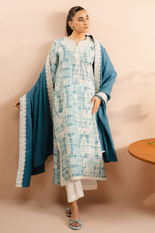 AQUA MARINA-2 PC (SHIRT & DUPATTA)