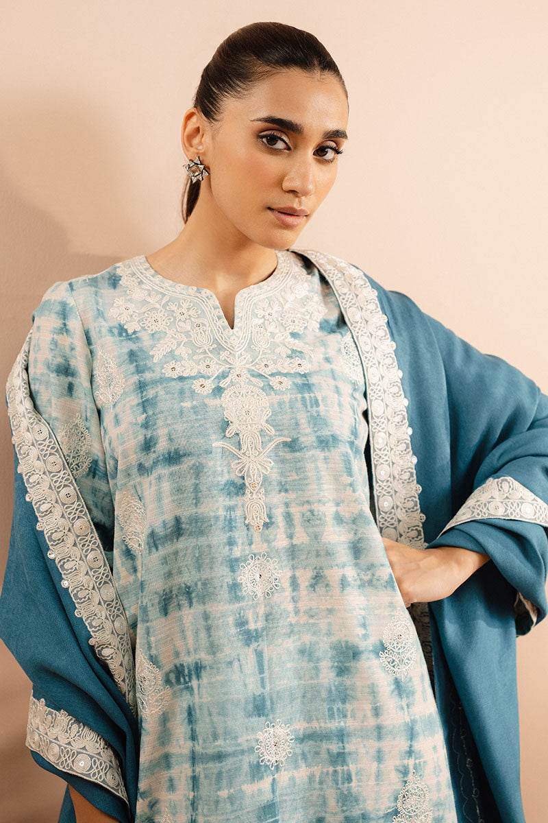 AQUA MARINA-2 PC (SHIRT & DUPATTA)