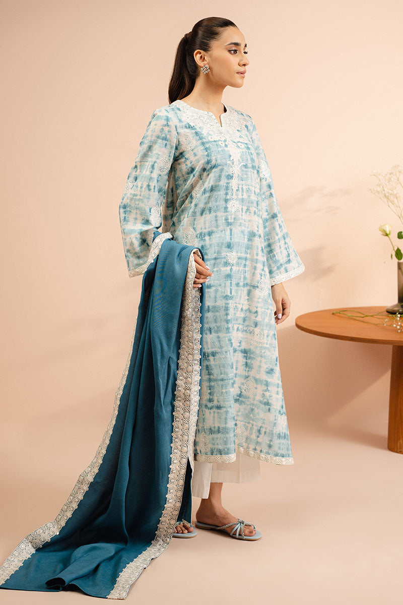 AQUA MARINA-2 PC (SHIRT & DUPATTA)