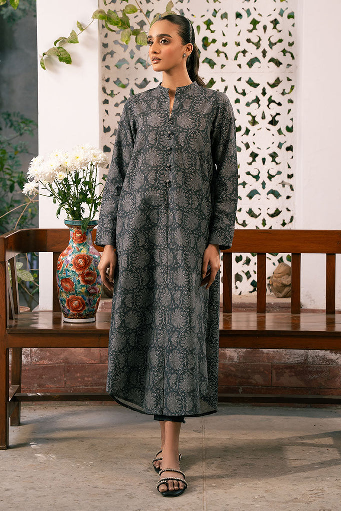 MOONLIT ECHOES-2 PIECE PRINTED KHADDAR SUIT