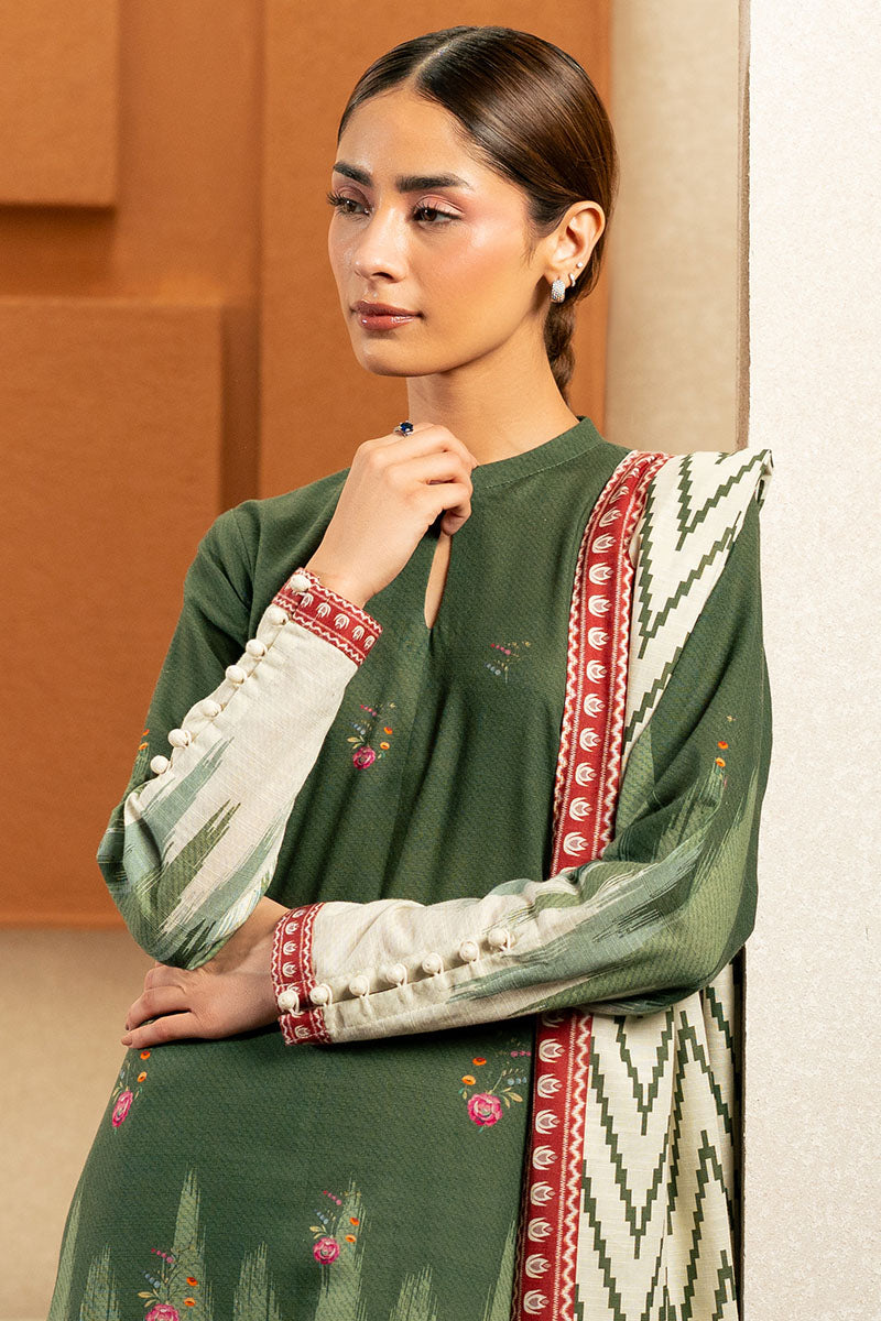 FOREST ECHO-2PC (SHIRT & DUPPATA)