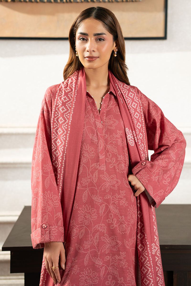 ROSY DUSK-3PC (SHIRT,TROUSER & DUPPATA)