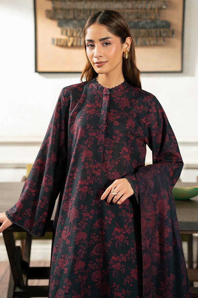 EBONY TRIBE-3PC (SHIRT,TROUSER & DUPPATA)