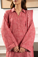 ROSY DUSK-3PC (SHIRT,TROUSER & DUPPATA)