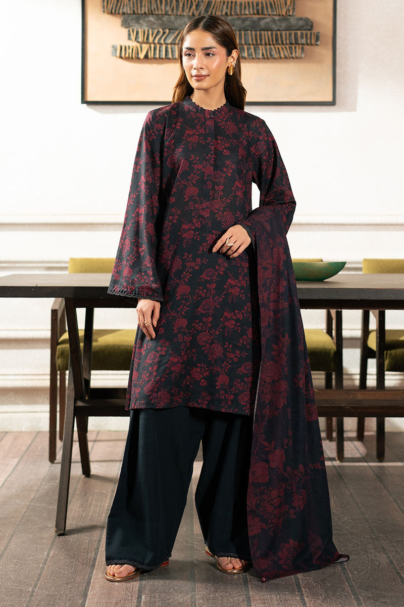 EBONY TRIBE-3PC (SHIRT,TROUSER & DUPPATA)