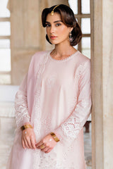 PEACH BLUSH-3PC EMBROIDERED LAWN SUIT