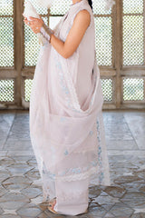 HUSHED MAUVE-3PC (SHIRT, TROUSER & DUPATTA)