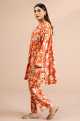 RUSSET CREAM-2 PC (SHIRT & TROUSER)