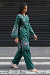 GARNET SPRINKLE-2PC KHADDAR PRINTED SUIT
