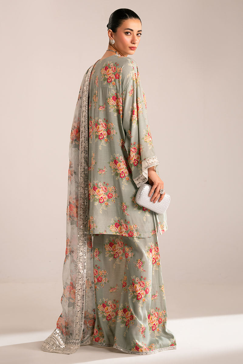 GREY MIST-3PC (SHIRT, TROUSER & DUPATTA)