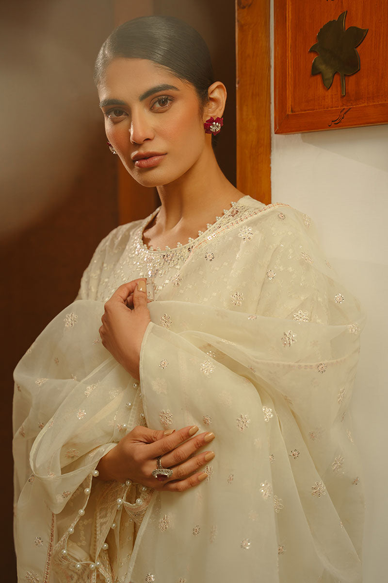 GENTEL GLAZE-3PC (SHIRT, TROUSER & DUPATTA)