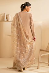 SOFT BEIGE-2PC (SHIRT & TROUSER)