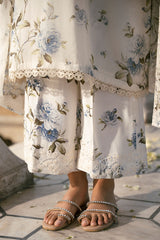 WHITE TULIP-3PC (SHIRT, TROUSER & DUPATTA)