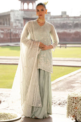 MINT HAZE-3PC (SHIRT, TROUSER & DUPATTA)
