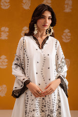 PRISTINE NOIR-3PC CHIKANKARI SUIT